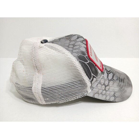 Kryptek Hat Cap Snap Back Gray White Water Camo Trucker Mesh Fishing Adult Men - Picture 4 of 6